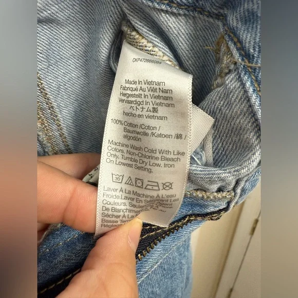 Madewell Medium Wash Pleated Mini Skirt Size 28 - Picture 5 of 8